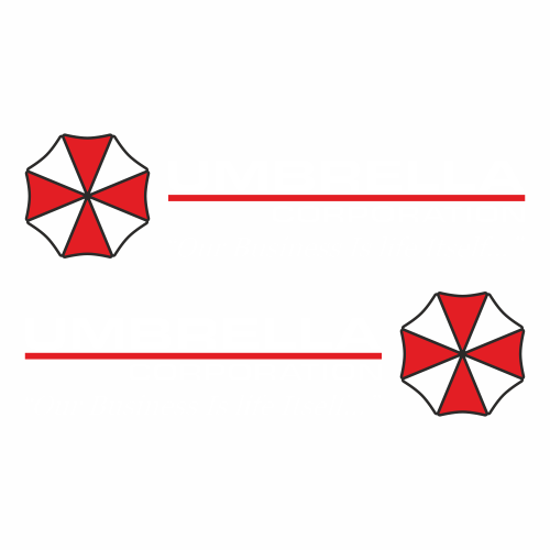 Наклейка Umbrella corporation