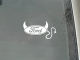 Наклейка Ford devil logo