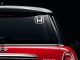 Наклейка логотип Honda с пистолетами